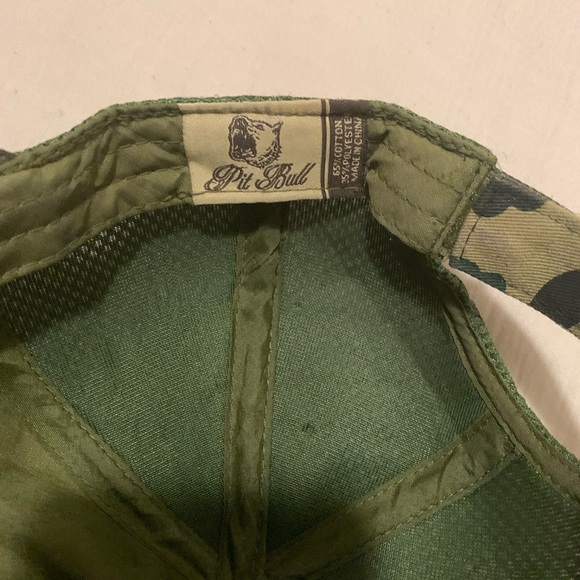 Camouflage American Flag Patch Hat - Picture 8 of 9